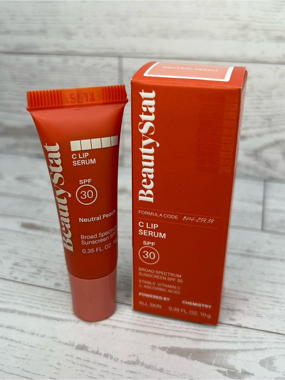 BeautyStat C Lip Serum SPF 30 - Neutral Peach